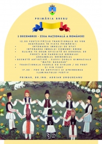 1 DECEMBRIE - ZIUA NAȚIONALĂ A ROM&Acirc;NIEI